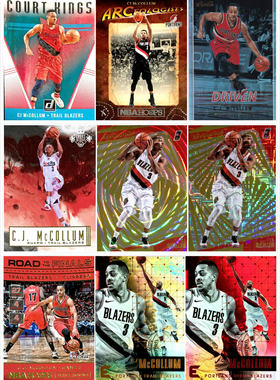 【iR】NBA球星卡 Panini 麦科勒姆 CJ McCollum 限量 折射 普特卡
