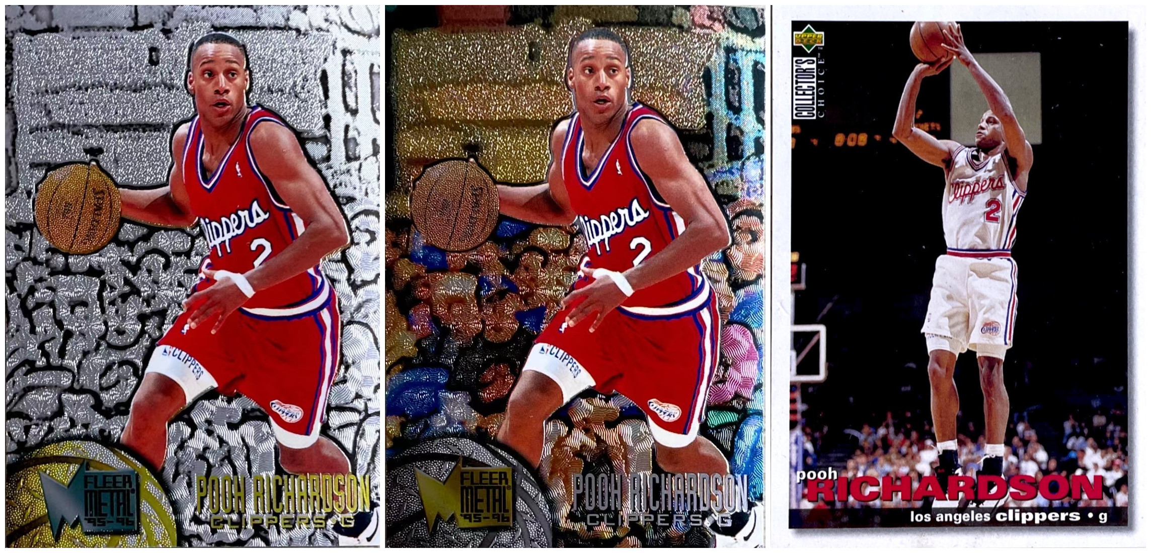 【iR】NBA球星卡 Fleer 普尔 理查德森 Pooh Richardson 普特卡 运动/瑜伽/健身/球迷用品 篮球球迷用品 原图主图