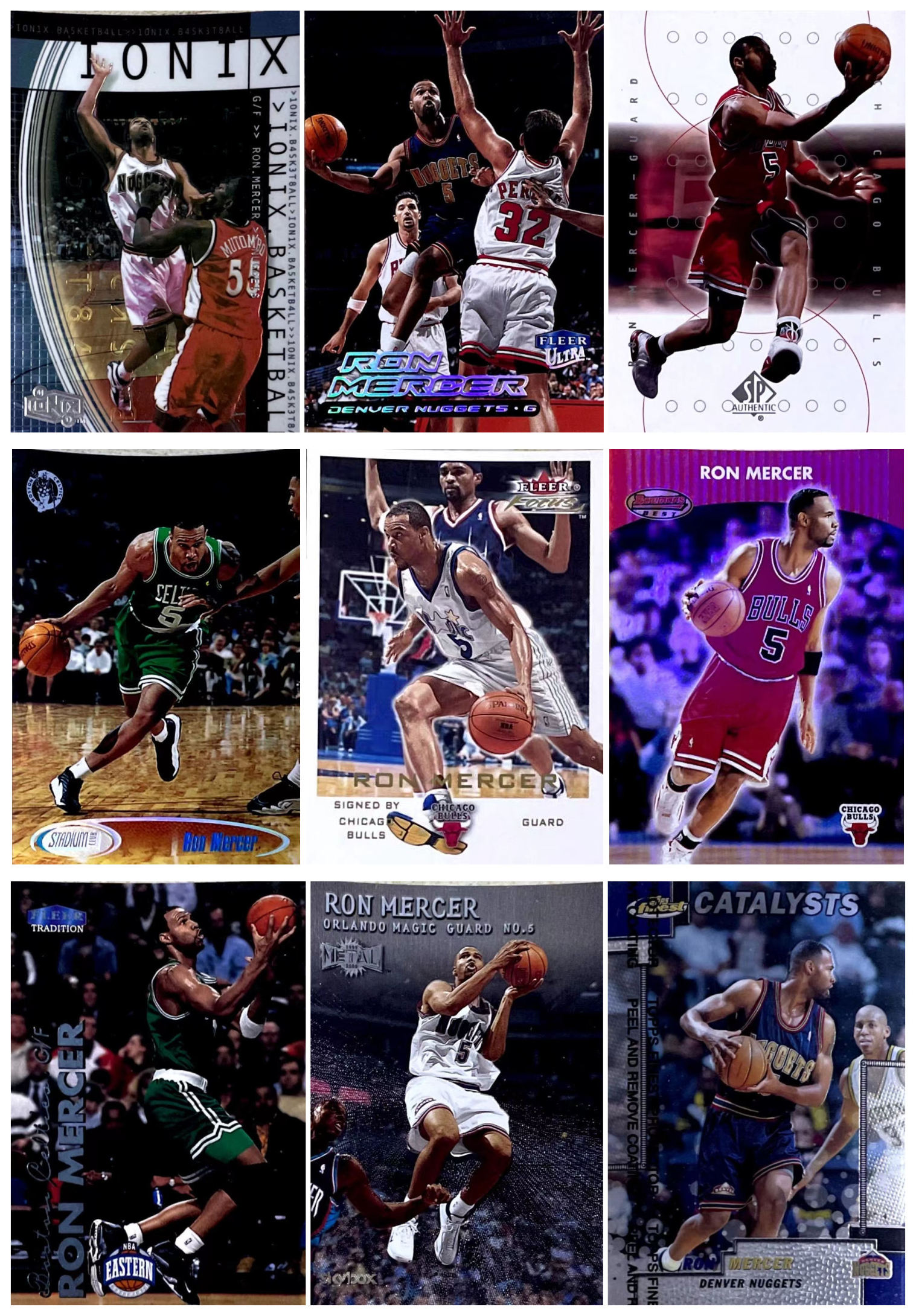 NBA正版罗恩默塞尔经典球星卡