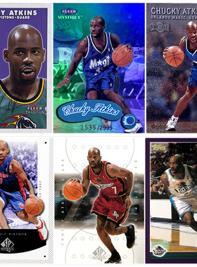 【iR】NBA球星卡 Topps UD 查基 阿特金斯 Chucky Atkins 普特卡
