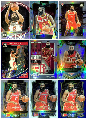 NBA正版詹姆斯哈登Panini球星卡