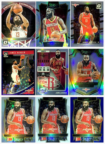 NBA正版詹姆斯哈登Panini球星卡