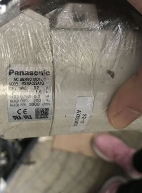 松下电机 MSMA022A1G  测试包好 现货 专业销售维修一体化