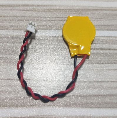 PH2.0 CR2032 纽扣电池3v数控机床PLC笔记本主板插头带线焊线 KTS