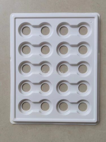 CR2032纽扣电池托盘工业20塑料盘