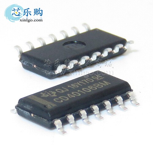 CD40106 CD40106BM SOP14 贴片 TI 六施密特触发器 国产全新
