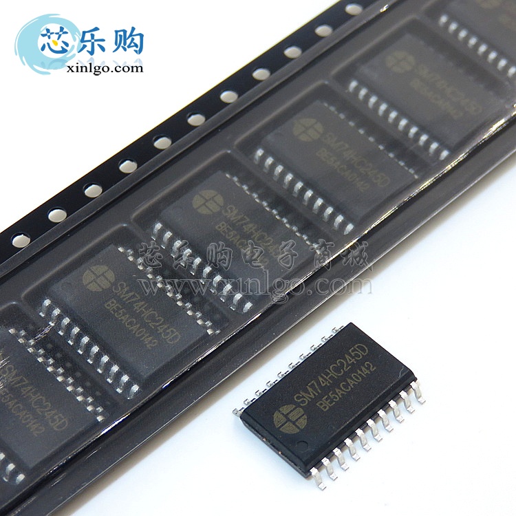 SM74HC245D 74HC245 SOP20 7.2宽体 贴片 明微IC 逻辑芯片 原装