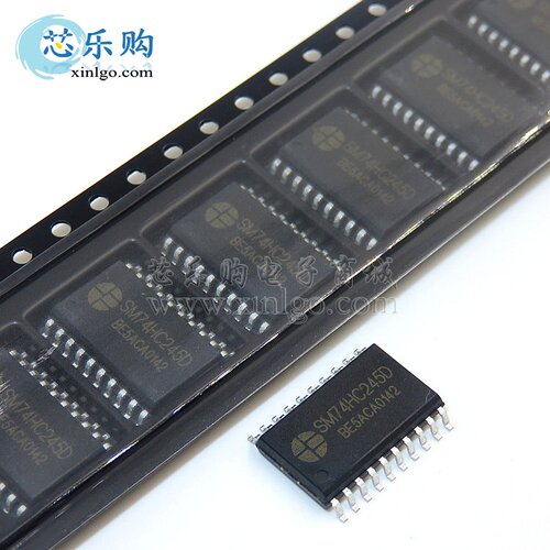SM74HC245D 74HC245 SOP20 7.2宽体 贴片 明微IC 逻辑芯片 原装