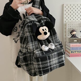 新款 书包女孩小学生高颜值双肩包包大容量初中生高中米奇可爱背包