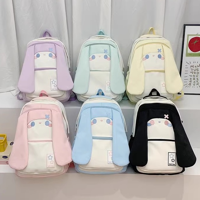 初中生书包少女大容量中学生卡通背包小学生轻便减负高中双肩包包