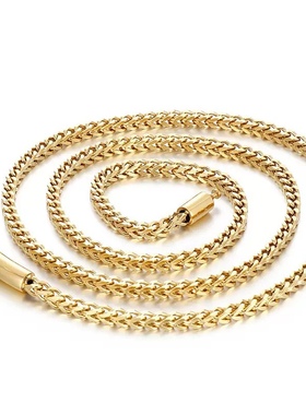 men hiphop necklace fashion chains golden silver stylish2025