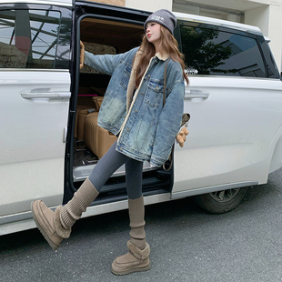 6086 牛仔羊羔毛外套2B196 P215控298 2025冬季 现货主推