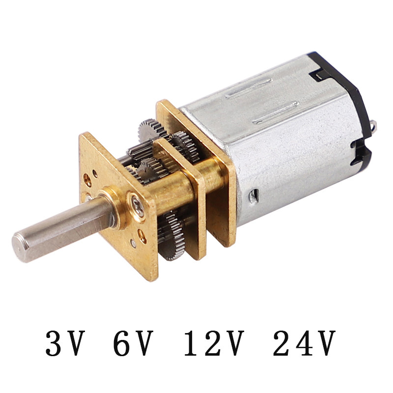 GA12-N20直流减速电机微型齿轮箱小马达 3V6V12V24V低速大扭矩图片