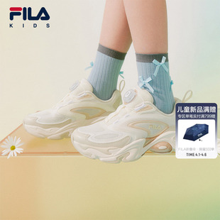 男女旋钮运动鞋 FILA 新款 2026夏季 KIDS斐乐童鞋 儿童复古跑步鞋