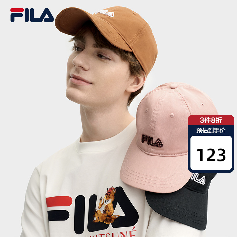FILA斐乐中性运动休闲棒球帽