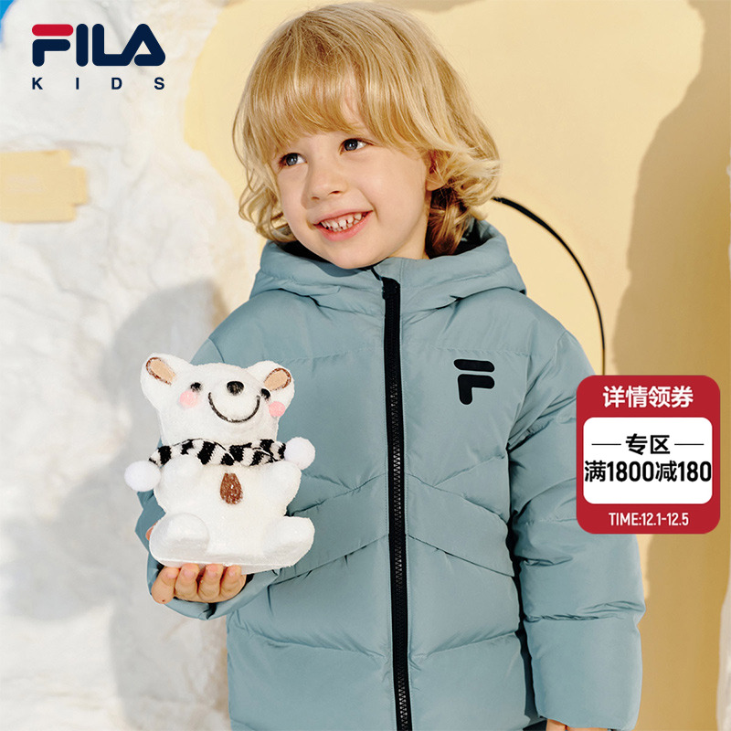 FILAKIDS斐乐中长款羽绒服
