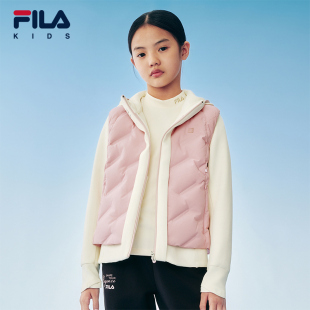儿童运动两件套上衣 女大童羽绒服2025冬新款 FILA KIDS斐乐童装