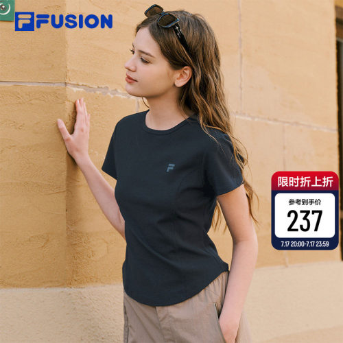 FILAFUSION斐乐潮牌短袖T