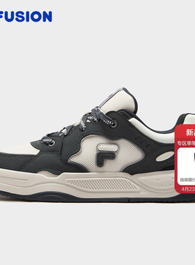 FILA FUSION斐乐潮牌BANK II DX男鞋2026夏季新款板鞋厚底板鞋