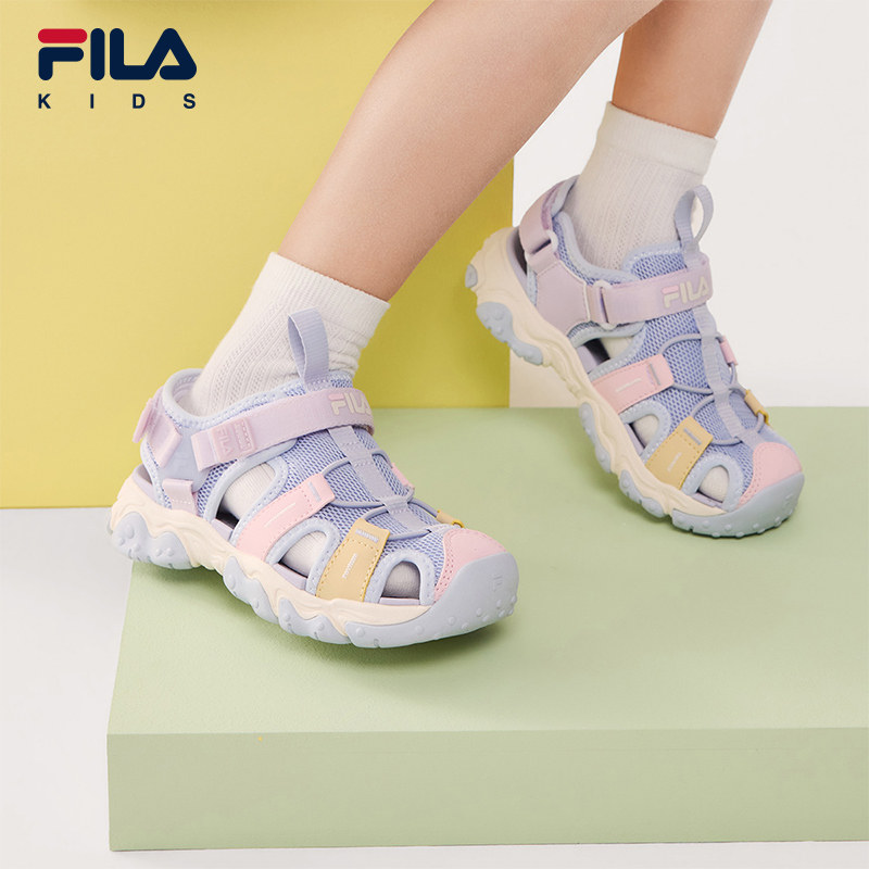 FILA KIDS斐乐童鞋儿童凉鞋2026夏季新款男女小童魔术贴