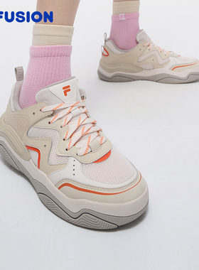 KICK 3丨FILA FUSION 斐乐潮牌女鞋板鞋夏季新款网面透气运动鞋子