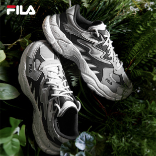 子厚底网面透气休闲鞋 FILA斐乐官方男鞋 蕨草鞋 运动鞋 老爹鞋