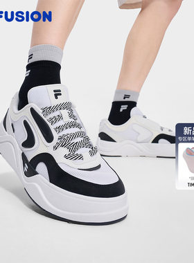 50-50 DX丨FILA FUSION 斐乐潮牌男鞋2026秋季新款厚底板鞋休闲鞋