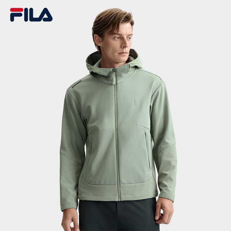 FILA斐乐男士针织连帽外套