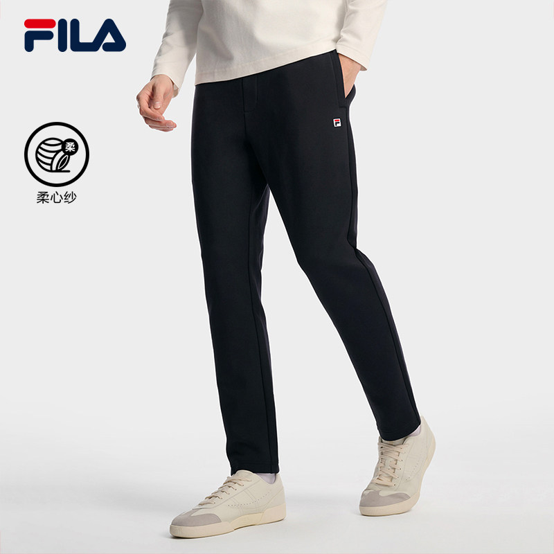 FILA 斐乐官方男士针织长裤2026春季新款时尚休闲简约基础直筒裤,运动服/休闲服装,运动长裤,淘宝优惠券,粉丝福利购,淘宝优惠卷