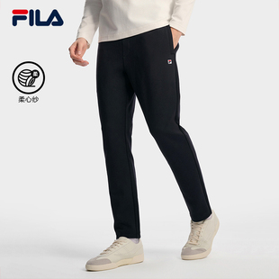 2026春季 针织长裤 新款 时尚 FILA 休闲简约基础直筒裤 斐乐官方男士
