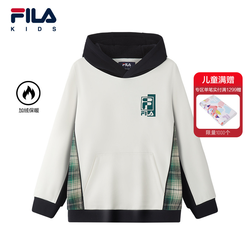 FILAKIDS斐乐针织连帽上衣