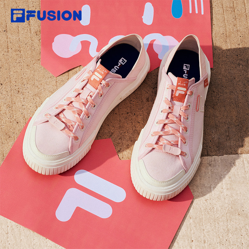 Emoji系列丨FILA FUSION斐乐帆布鞋一脚蹬2026夏
