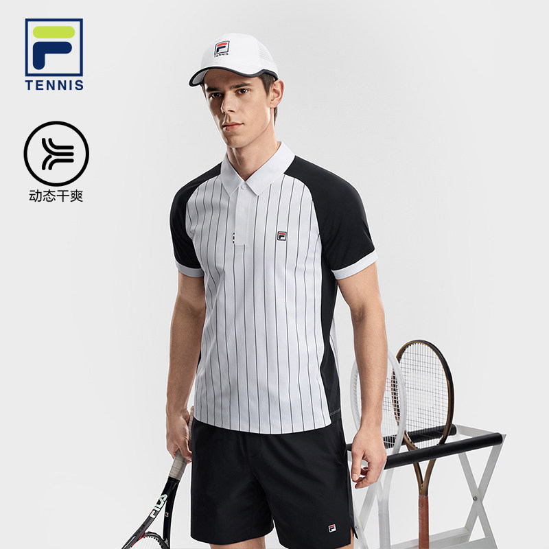 FILA 斐乐男子大满贯短袖POLO衫2026夏季新款网球运动干