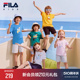 男女童短袖 FILA 儿童大小童纯棉冰淇淋T上衣 T恤夏季 KIDS斐乐童装