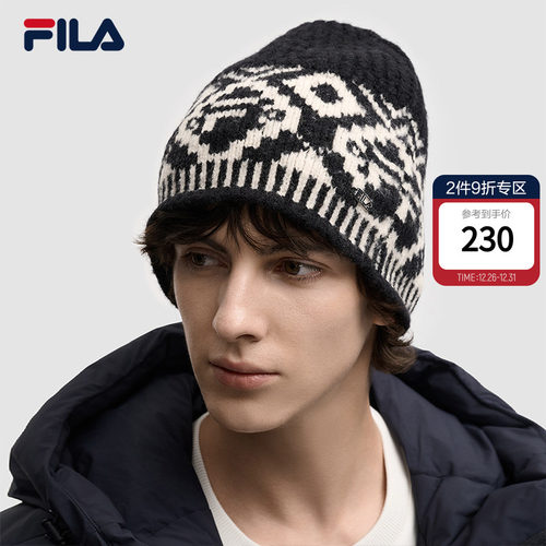 FILA斐乐情侣时尚针织帽