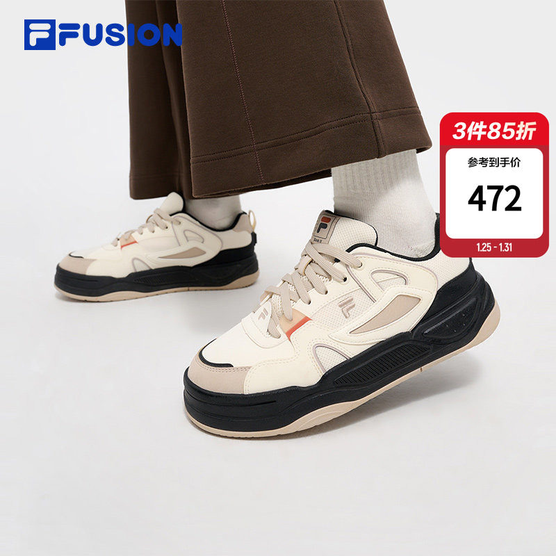 BANK II丨FILA FUSION斐乐官方情侣低帮板鞋女鞋运动鞋休闲鞋男鞋,运动鞋new,板鞋,淘宝优惠券,粉丝福利购,淘宝优惠卷