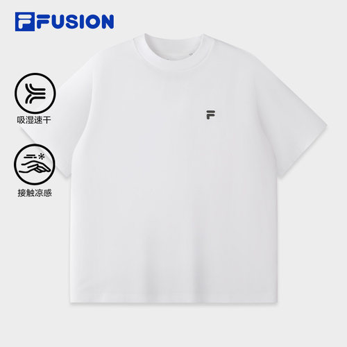 FILAFUSION斐乐男士针织短袖衫