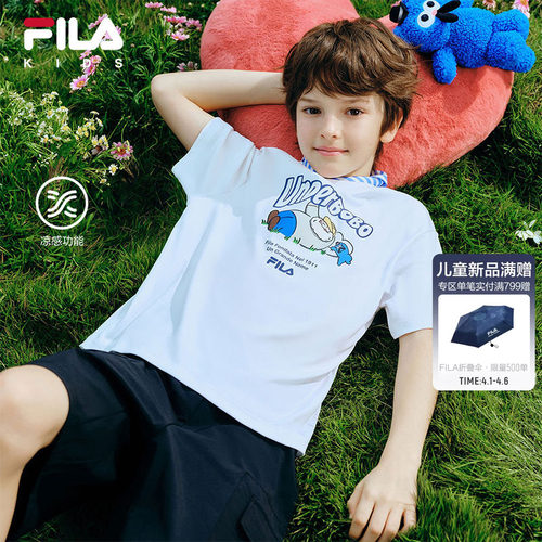 FILAKIDS斐乐儿童短袖T恤