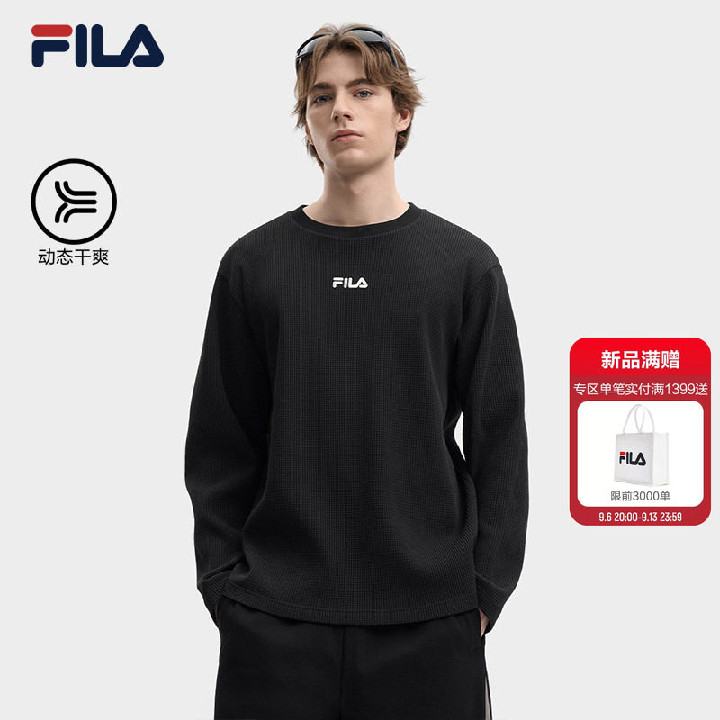 FILA斐乐男子针织长袖衫图片