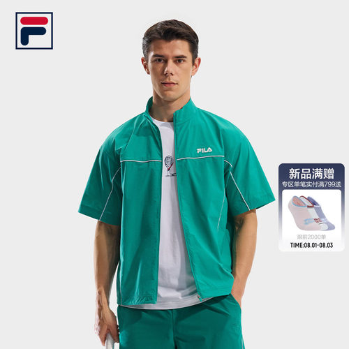 FILA斐乐梭织短袖衬衫
