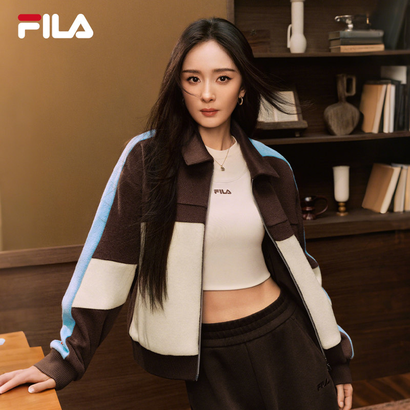 杨幂同款FILA斐乐官方女呢子外套26春新款休闲美拉德外套保暖夹克,运动服/休闲服装,运动茄克/外套,淘宝优惠券,粉丝福利购,淘宝优惠卷