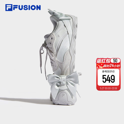 FILA薄巧鞋丨FLORA蝴蝶结 FILA FUSION 斐乐女鞋芭蕾鞋新款德训鞋