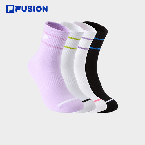 FILAFUSION斐乐情侣中腰袜