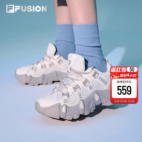 FILA FUSION 斐乐山脉鞋女鞋户外登山男鞋百搭休闲运动鞋老爹鞋子