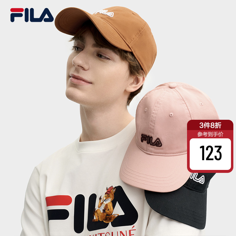 FILA斐乐中性运动休闲棒球帽