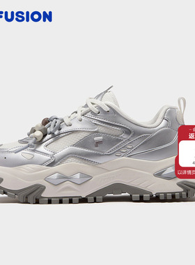 FILA FUSION斐乐潮牌女鞋BIANCO DX老爹鞋2026春新款硬糖鞋厚底鞋