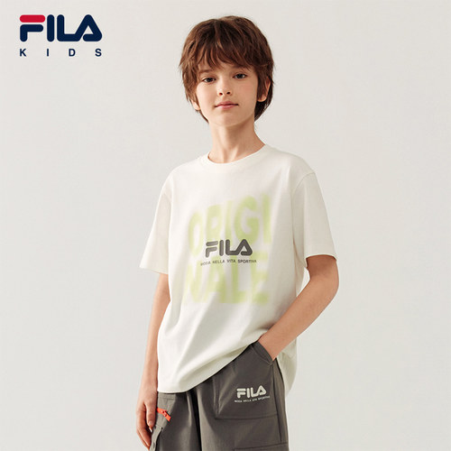 FILAKIDS斐乐针织短袖衫
