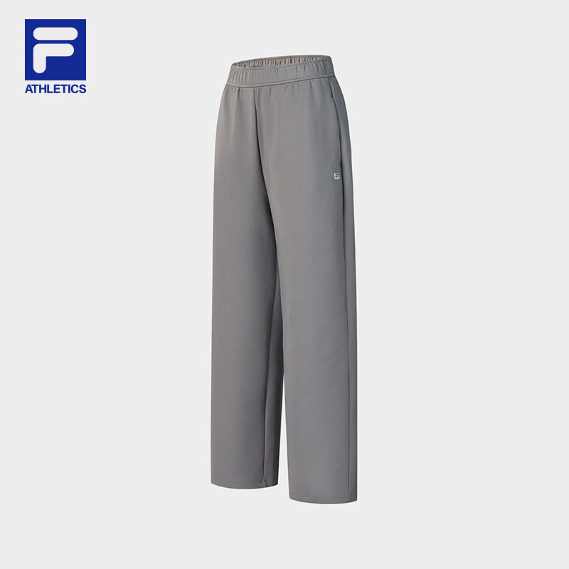 FILA 斐乐官方女士针织长裤2026春季新款简约宽松健身运动直筒裤,运动服/休闲服装,运动长裤,淘宝优惠券,粉丝福利购,淘宝优惠卷