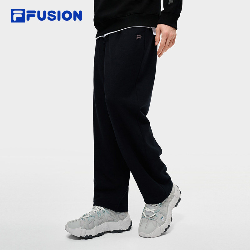 FILA FUSION斐乐潮牌针织长裤男2026春季新款时尚休闲宽松直筒裤,运动服/休闲服装,运动长裤,淘宝优惠券,粉丝福利购,淘宝优惠卷