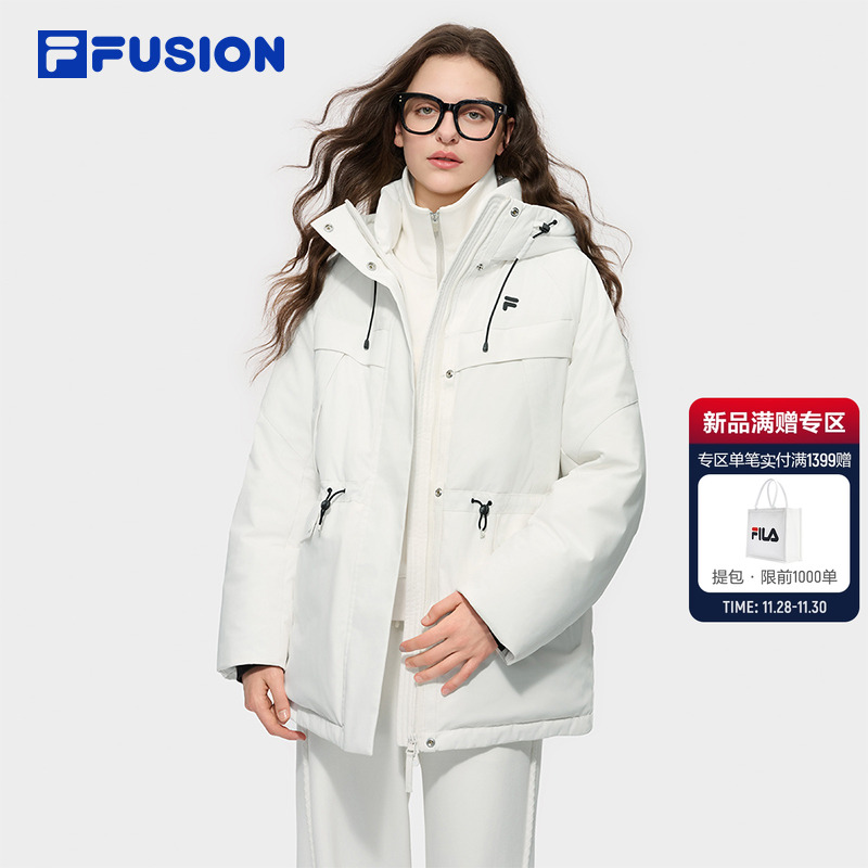 FILAFUSION斐乐女子中长羽绒服